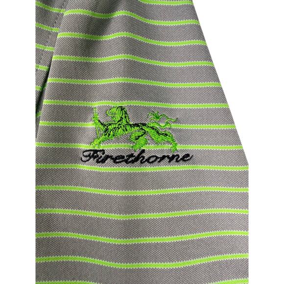 FootJoy Men's Large Striped Golf Polo - Firethorne Country Club Waxhaw NC - Picture 6 of 10